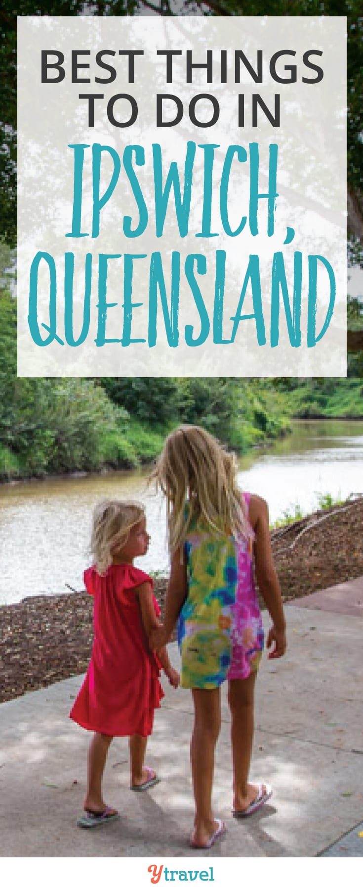 girls walking on a path next to a river