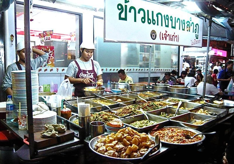 thai street food stall