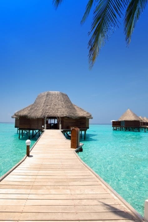 Bungalow over water  in Maldives