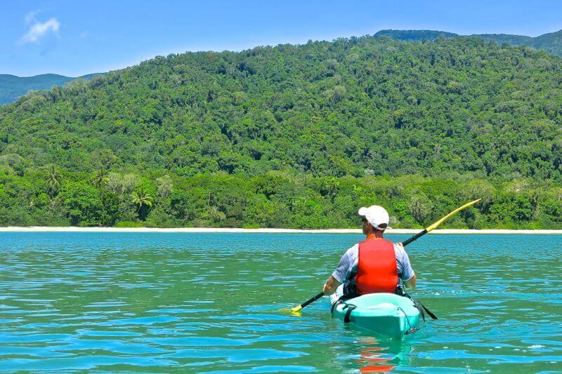 Kayaking at Cape Tribulation in the Daintree Rainforest