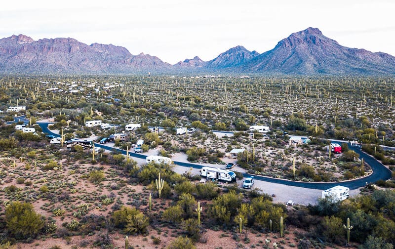 Gilbert Ray campground Tucson Mountains