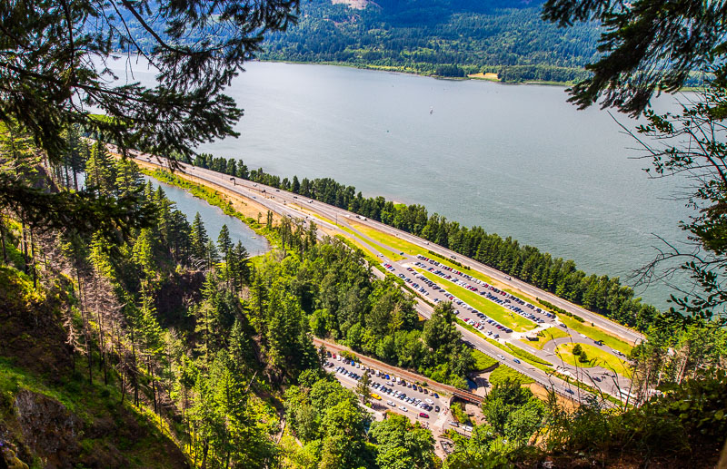 view over Columbia River 