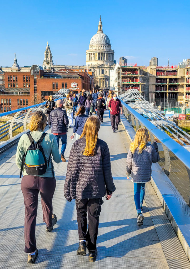 The Millennium Bridge, London, England