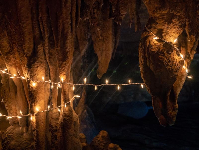 fairy lights inside Raccoon Mountain Caverns Chattanooga (2)