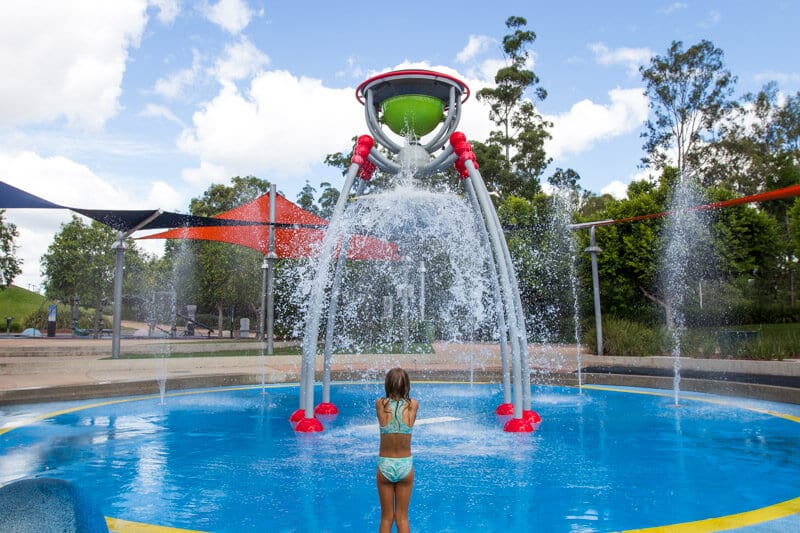 girl at water park Robelle Domain 