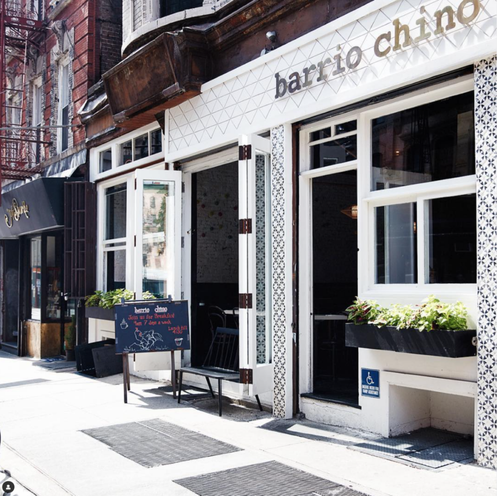 exterior of barrio chino nyc