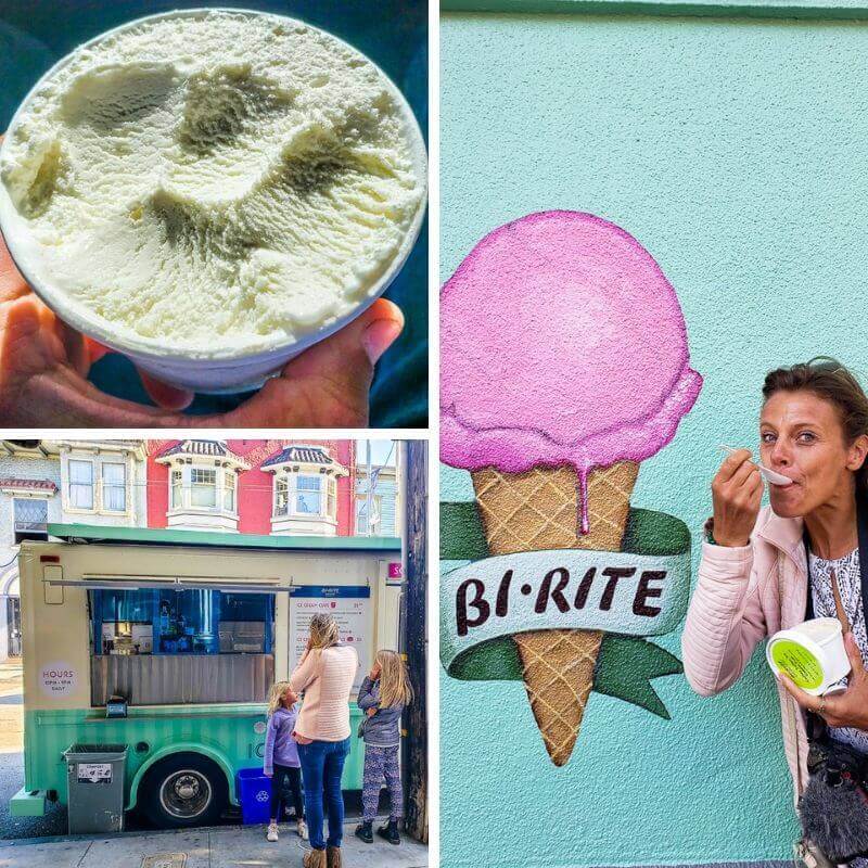 people enjoying bi-right ice cream