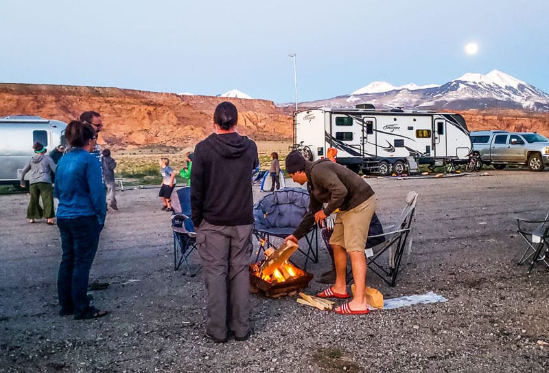 Boondocking moab airport