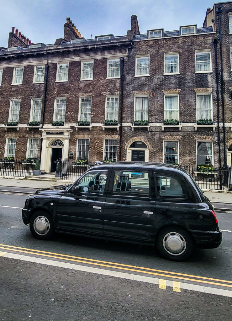 Black cab in London