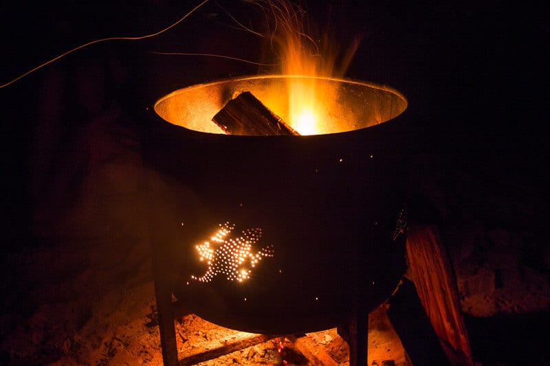 Enjoy a campfire at Cape Trib Beach House- Daintree Rainforest, Australia