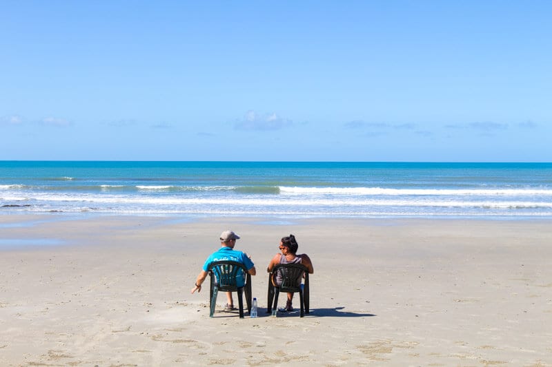 two people on Cape Tribulation Beach - 