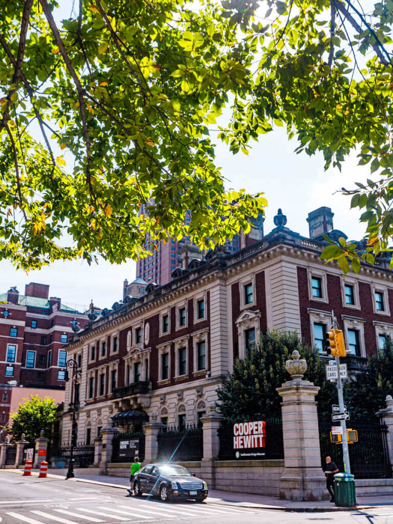 exterior of copper hewitt building