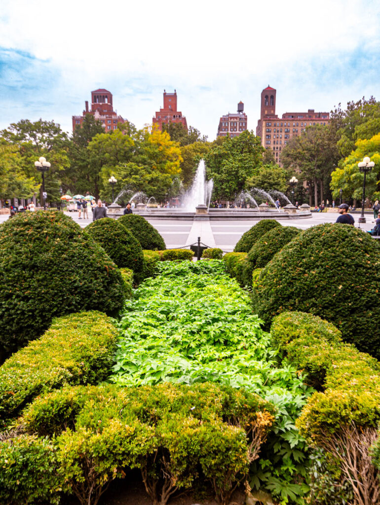 garden in washington square park