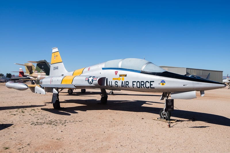 us fighter jet on the gorund