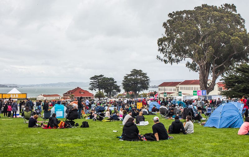 people picnicking