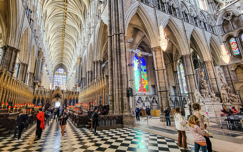 Inside Westminster Abbey