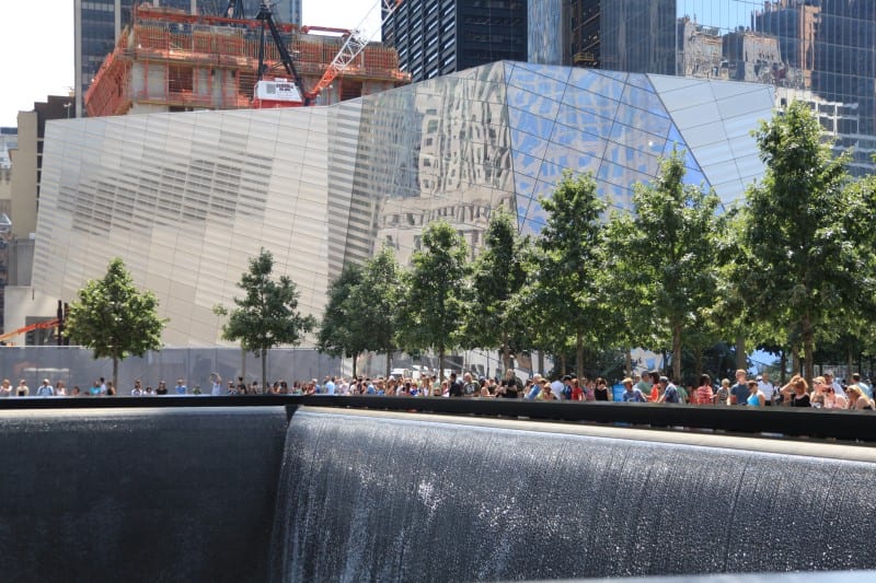 Pavilion view North Pool 911 museum