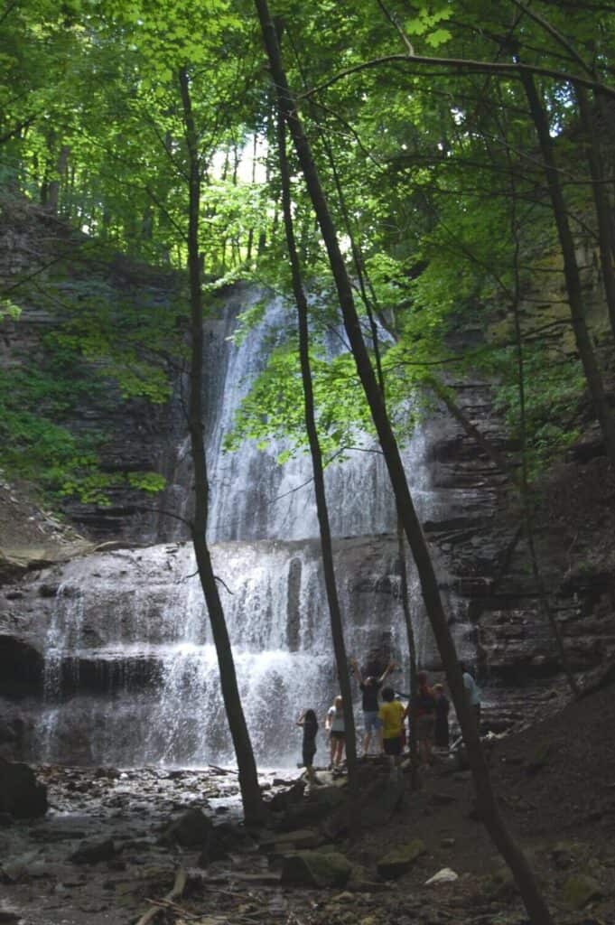 Sherman Falls in Hamilton Ontario on the Bruce Trail