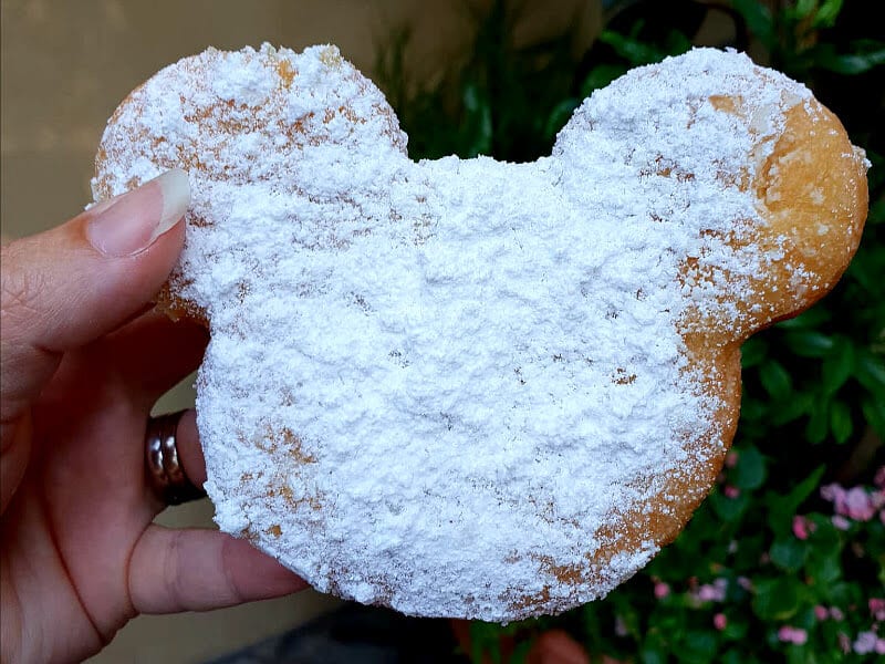 mickey mouse Beignets at Disneyland