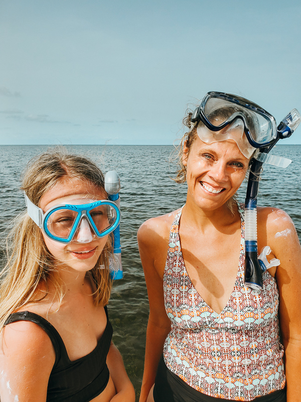 people wearing snorkels