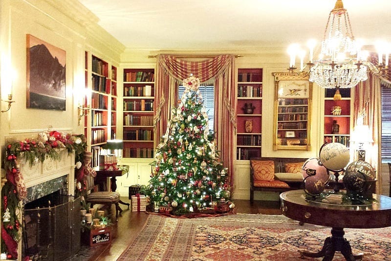 The Library Room inside the East Wing of The White House