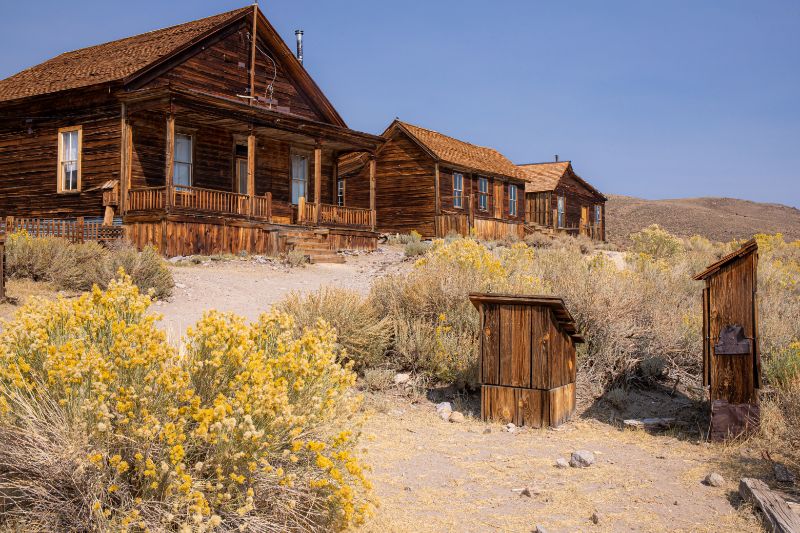 bodie ghost town building california