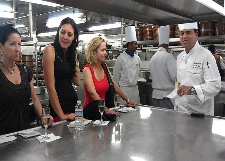 chefs working in a kitchen