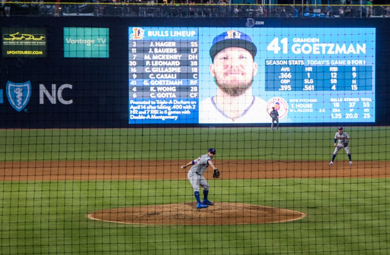 Durham Bulls pitcher