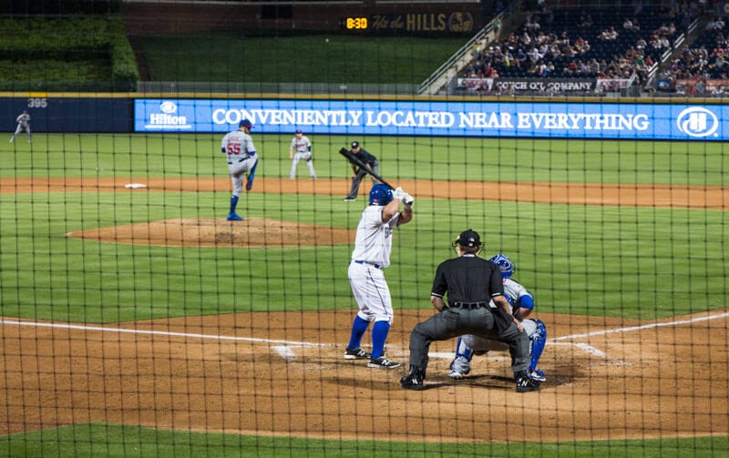 batter at Durham Bulls baseball game Durham NC (6)