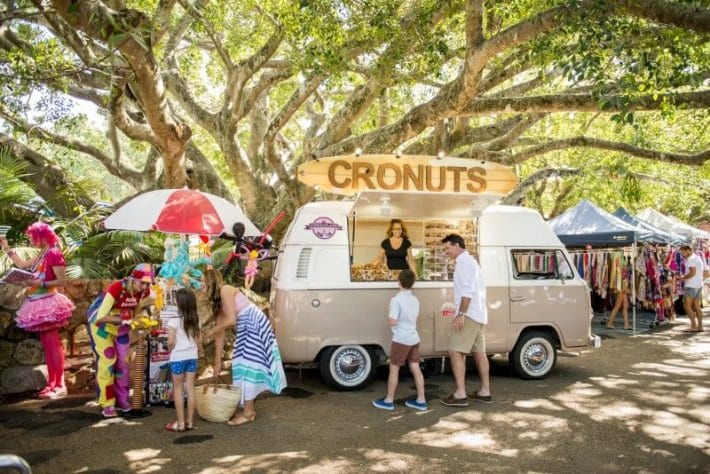 cronuts van at Eumundi Markets