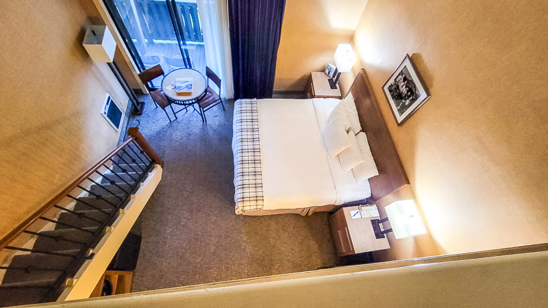 Mammoth Mountain Inn loft bedroom