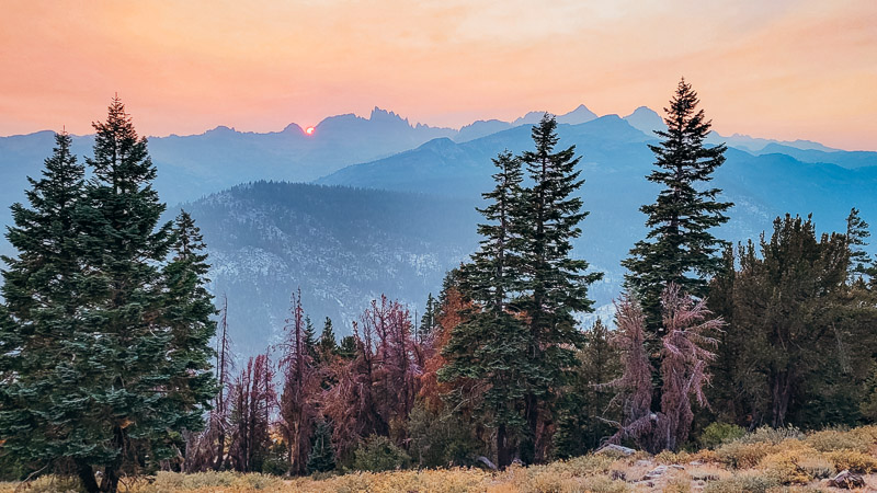 minaret vista sunset mammoth