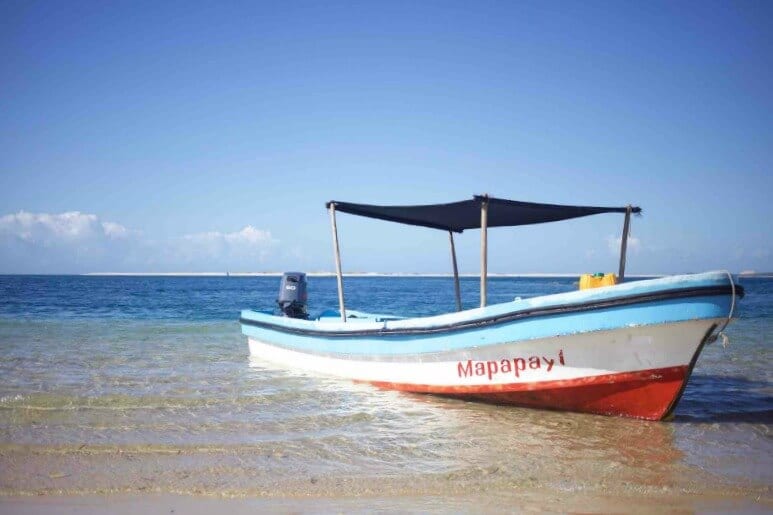 Traditional Dhow in Mozambique