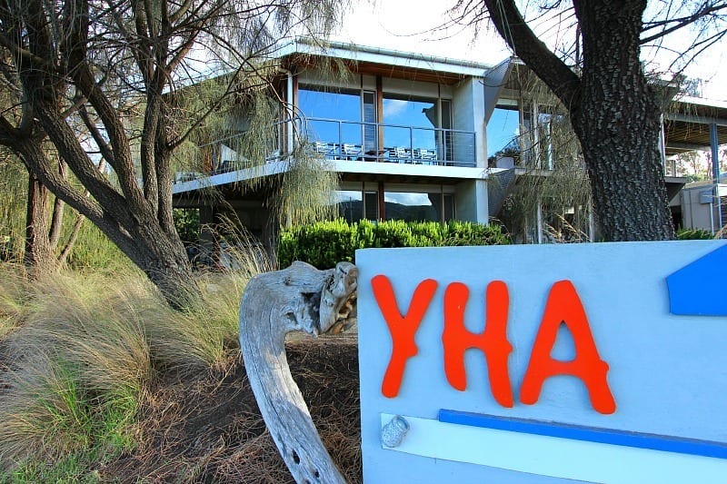 YHA Apollo BAy sign