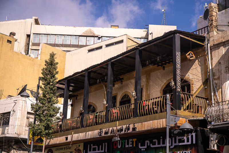 terrace on a restaurant