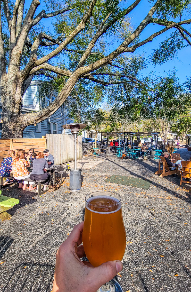 FlyTrap Brewing beer garden