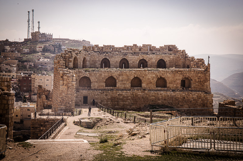 The ruins of Kerak Castle