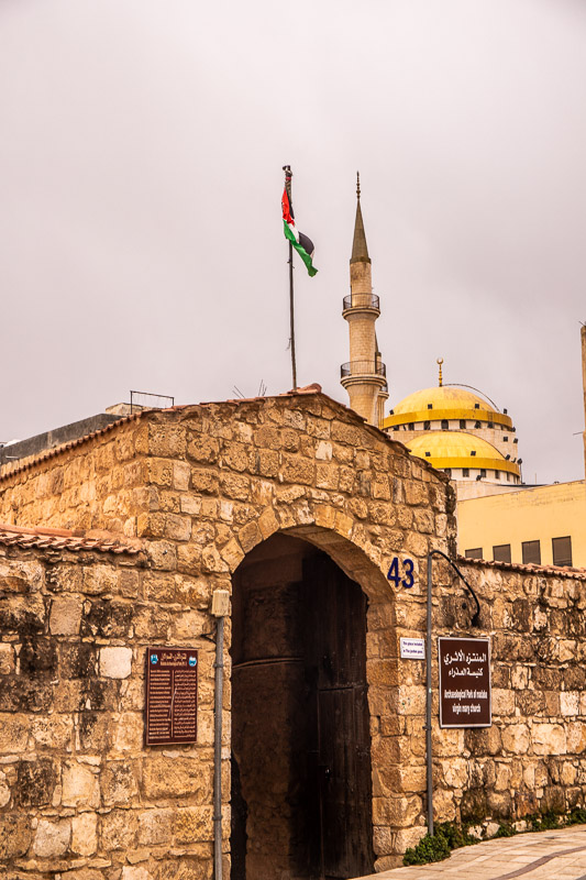 church of the virgin mary madaba jordan