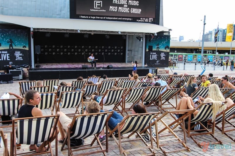 free live music Federation Square - Melbourne, Australia