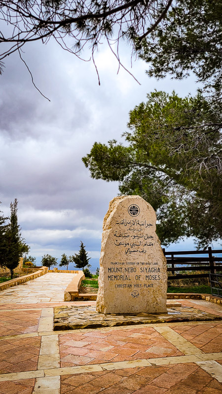 old stone in a park