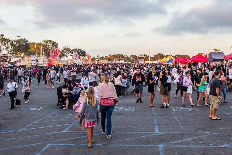 crowds at OC Night Market