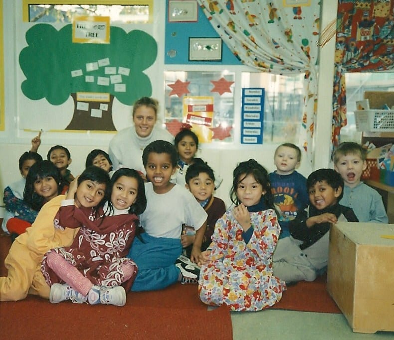 kids in a classroom