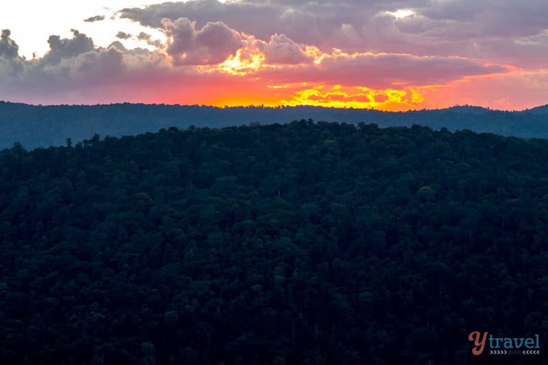 Sunset at Binna Burra Lodge