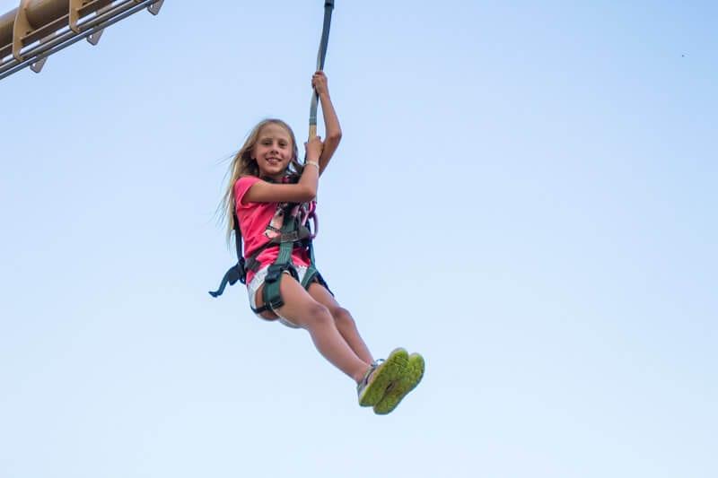 Great Wolf Lodge Charlotte high ropes course