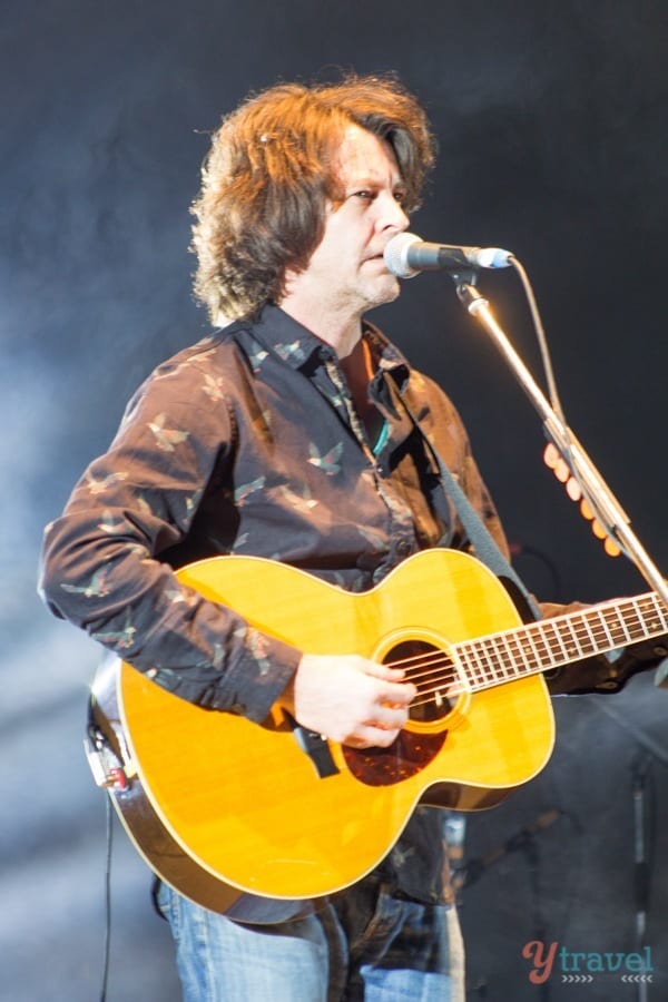 Bernard Fanning, live concert in Margaret River, Western Australia