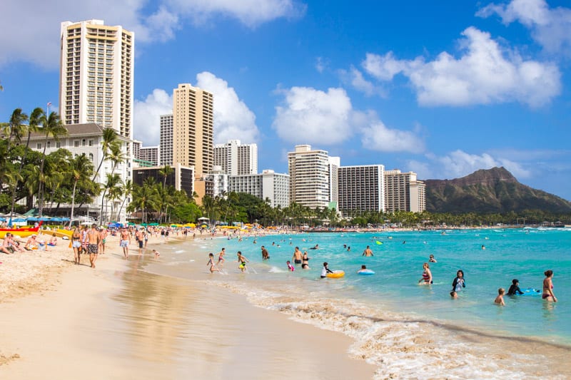 hotels along the beach