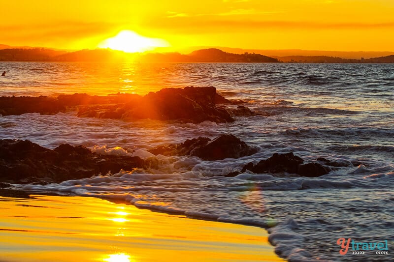 Sunset from Snapper Rocks, Gold Coast, Queensland