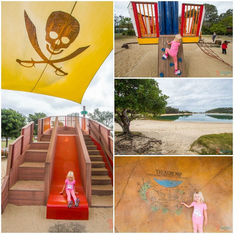 kids playing on a playground