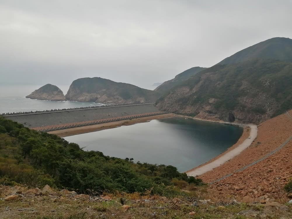 view of beach on the The MacLehose Trail 