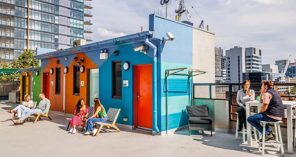 YHA Melbourne Central rooftop